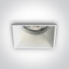 50105TG / W WHITE GU10 50W SEMI TRIMLESS