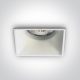 50105TG / W WHITE GU10 50W SEMI TRIMLESS