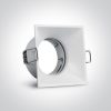 50105TG / W WHITE GU10 50W SEMI TRIMLESS