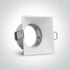 50105TG / W WHITE GU10 50W SEMI TRIMLESS