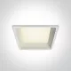 50122D / W / C fehér LED 22W CW IP20 230V sötét fény