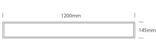 50136RP / W / W fehér LED 36W WW 1200x145mm Ugr <19 IP40 230V
