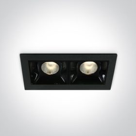   50202b / b / w Fekete LED 2x2W WW 30DEG IP20 700MA szabályozható