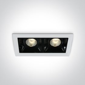   50202b / w / w fehér LED 2x2W WW 30deg IP20 700mA szabályozható