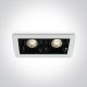 50202b / w / w fehér LED 2x2W WW 30deg IP20 700mA szabályozható
