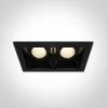 50220B / B / W Fekete COB LED 2x20W WW 30DEG 230V