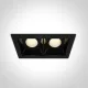 50220B / B / W Fekete COB LED 2x20W WW 30DEG 230V