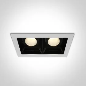 50220B / W / W fehér COB LED 2x20W WW 30deg 230V