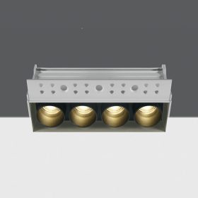   50403ATH / B / W Fekete 10W WW Trimless IP20 230V sötét fény