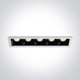   50507B / W / W fehér LED 5x6,5W WW 36DEG IP20 350mA szabályozható