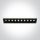 50902b / b / w Fekete LED 10x2W WW 30deg IP20 700mA szabályozható