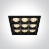 50906b / b / w Fekete LED 36W WW 38DEG IP20 230V