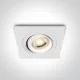 51105ABG / W WHITE GU10 50W Állítható