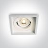 51105N / W WHITE GU10 50W Állítható