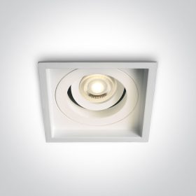51105N / W WHITE GU10 50W Állítható