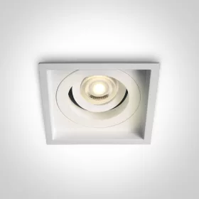 51105N / W WHITE GU10 50W Állítható