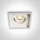 51105N / W WHITE GU10 50W Állítható