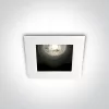 51105TA / W White Állítható GU10 50W Sötét Light