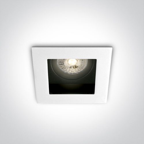 51105TA / W White Állítható GU10 50W Sötét Light