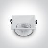 51105tg / w white gu10 50w