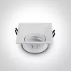 51105tg / w white gu10 50w