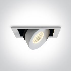   51113E / W / W fehér COB LED 12W WW 350MA 36DEG IP20 szabályozható állítható