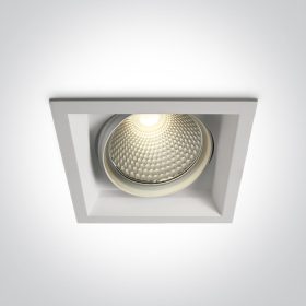   51140TR / W / W fehér COB LED 40W WW 36D IP20 félig Trimless + Driver 230V
