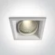 51140TR / W / W fehér COB LED 40W WW 36D IP20 félig Trimless + Driver 230V