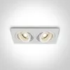 51205ABG / W White Gu10 2x50w