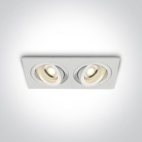 51205ABG / W White Gu10 2x50w