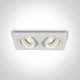 51205ABG / W White Gu10 2x50w