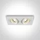 51205ABG / W White Gu10 2x50w