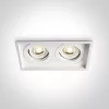 51205N / W WHITE GU10 50W Állítható