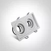 51205N / W WHITE GU10 50W Állítható