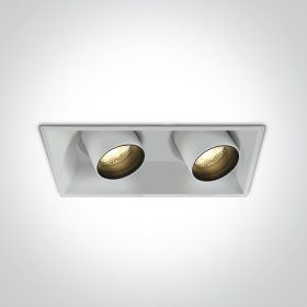   51211C / W / W fehér COB 2x11W WW IP20 38DEG 230V Állítható sötét fény
