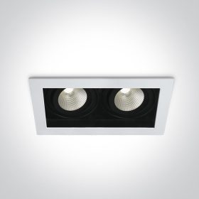   51212E / W / C fehér LED 2x12W CW IP20 700MA 40DEG állítható félig sötét fény