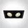 51230 / B / W Fekete COB LED 2x30W WW 38DEG 230V