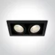 51230 / B / W Fekete COB LED 2x30W WW 38DEG 230V