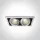 51240B / W / W fehér COB LED 2x40W WW 36D IP20 230V