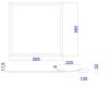 Es-system Flat Led office panel 40W 4000K IP40 595x595mm 4000lm RAL9016