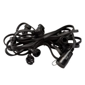   TRONIX 585-022 LAPOS GUMIKÁBEL 20M+40DB E27 FOGLALAT BETÁPPAL IP44
