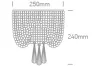 60162 Fali fény 2x9W G9 100-240V