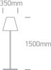 61040 / egy antracit padló lámpa 150cm E27 20W IP65