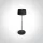 61082A / b fekete LED 3,3W WW asztali lámpa újratölthető USB socket IP65 szabályozható