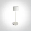 61082A / W fehér LED 3,3W WW asztali lámpa újratölthető USB socket IP65 szabályozható