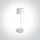 61082A / W fehér LED 3,3W WW asztali lámpa újratölthető USB socket IP65 szabályozható