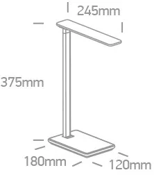 61130 / B Black Asztali lámpa LED 5W CCT állítható szabályozható