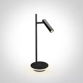   61132A / B / W Fekete LED olvasás 3W + alap 6W WW asztali lámpa IP20 230V
