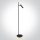 61132b / b / w fekete LED olvasás 3W + 8W alap WW padló lámpa IP20 230V