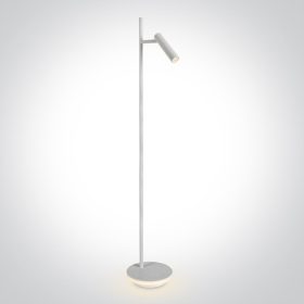   61132b / w fehér LED olvasás 3W + 8W alap WW padló lámpa IP20 230V